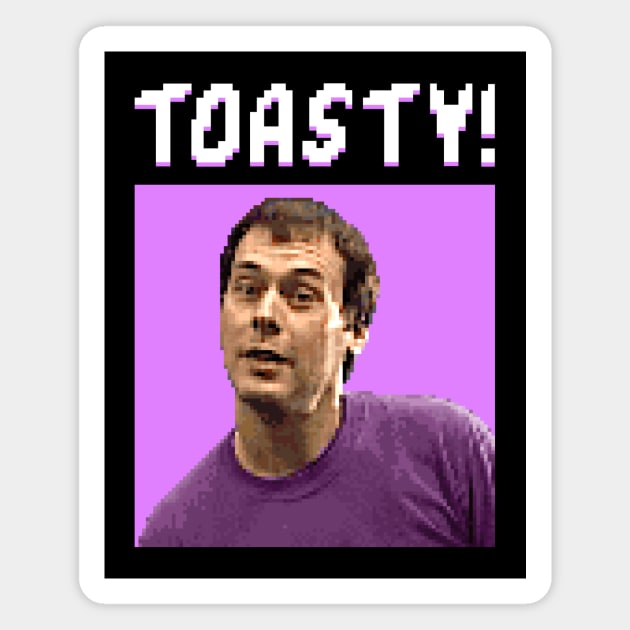 Toasty! II Magnet by RetroPixelWorld